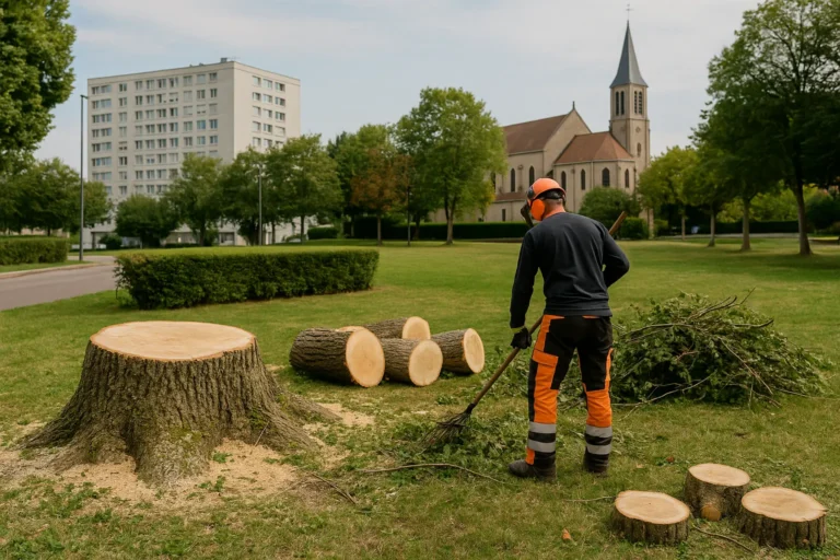 Elagage d'arbres Vandoeuvre parc.